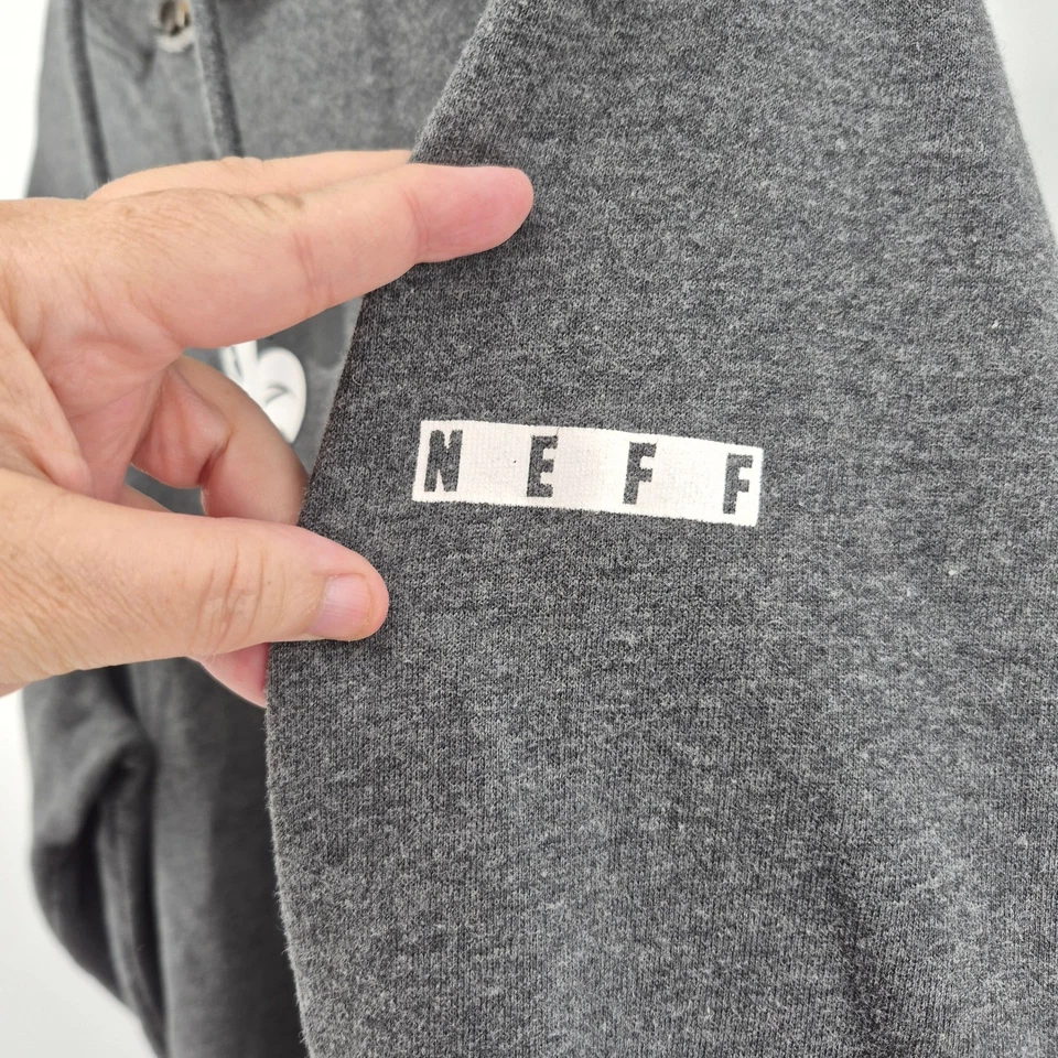 Disney X Neff Mickey Mouse Sudadera con Capucha Talla XL Gris Camuflaje Gráfico Sudadera Ropa de Calle Foto 2 de 4