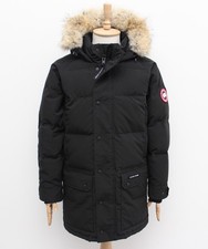 Autentico parka uomo CANADA GOOSE Emory nero piumino giacca cappotto taglia L