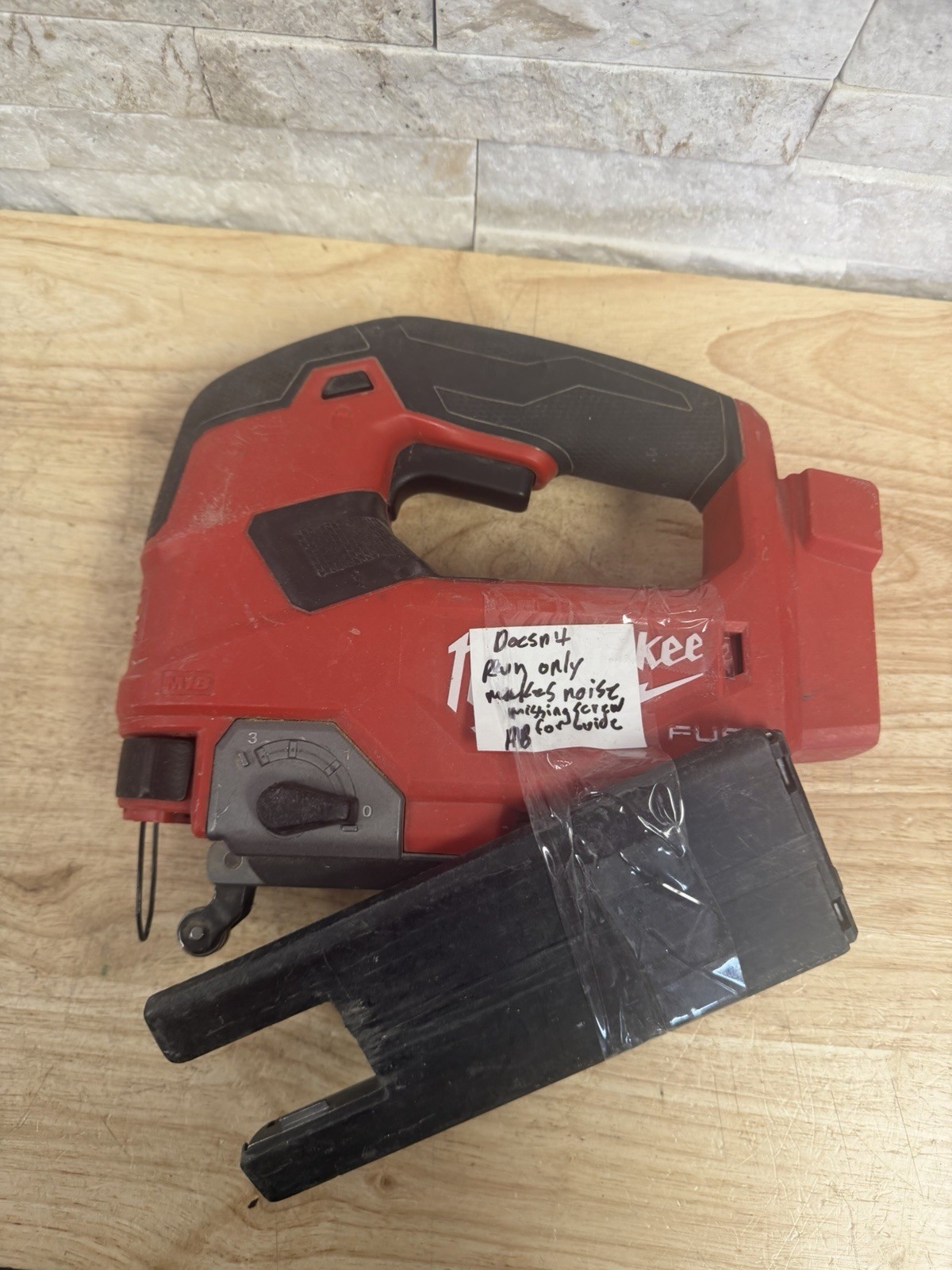 Milwaukee 2737-20 M18 FUEL D-Handle Jig Saw  For Parts Or Repair