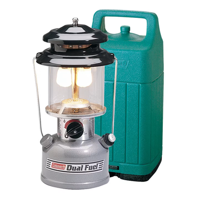 #ad NEW AUTH Coleman Premium Dual Fuel Lantern w Carry Case Camping Outdoor Lantern $72.86