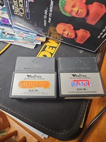 Vectrex  Vintage Arcade System Console And 1 Built In Game And 10 Other Games