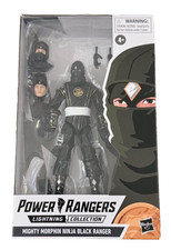 NEW Power Rangers Lightning Collection Mighty Morphin Ninja Black Ranger Figure
