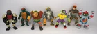 Lot Of 7 Vintage TMNT Figures Original 90s Playmates