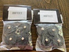 8X Rubber Road Case Cabinet Feet w/Screws  T-nuts 1.5 inch Speaker Box Foot