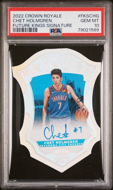 Chet Holmgren 2022-23 Panini Crown Royale Future Kings Signatures 1/49 PSA 10💎