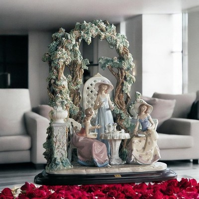 Lladro 01001759 Lladro Tea in The Garden Women Sculpture Limited