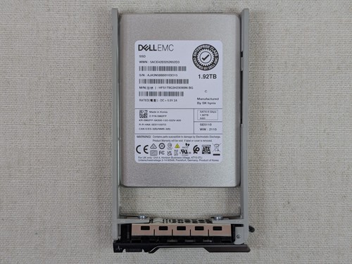 Dell 962FP 1,92TB 6Gb/s 2,5" SATA RI SSD HFS1T9G3H2X069N mit 13G Tray - Bild 3 von 4