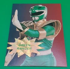 1994 Saban Mighty Morphin Power Rangers Green Ranger Promo Card