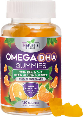 Omega 3 Fish Oil Gummies - Triple Strength Omega 3 Gummy Vitamins, High Absorpti