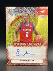 2025-26 Bowman Best U Boopie Miller The Best of 2025 Yellow Laser Auto /75 SMU