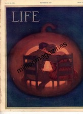 1908 Life November 5 - Halloween and Thanksgiving issue