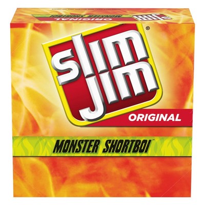 2x SLIM JIM Monster SHORTBOI 36 ct meat sticks, smoked,  34.92 oz/box