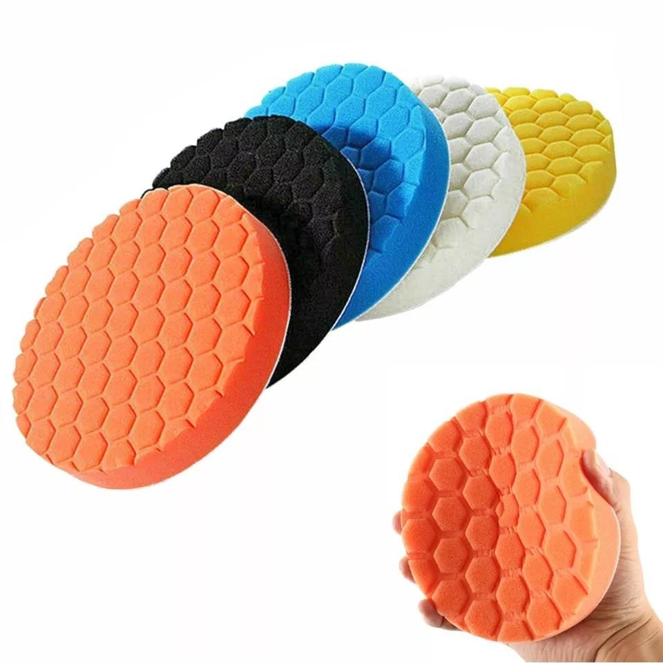8Pc Buffing Polishing Pads Wool Wheel Mop Van Car Polisher Buffing Waxing Kit