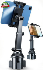 Car Cup Holder Tablet Mount for Truck SUV, Heavy Duty Ipad Holder for Car with