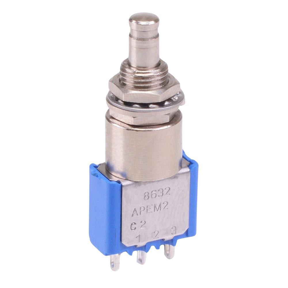 8632A APEM On-(On) Momentary Miniature Push Button Switch SPDT 4A 30VDC