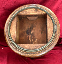 Very Nicely Made Antique Fusee 12in Oak Dial Clock Case