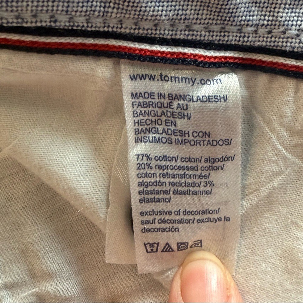 Tommy Hilfiger Men's Straight Fit Pants – Size 36x32, slate blue thumbnail 7