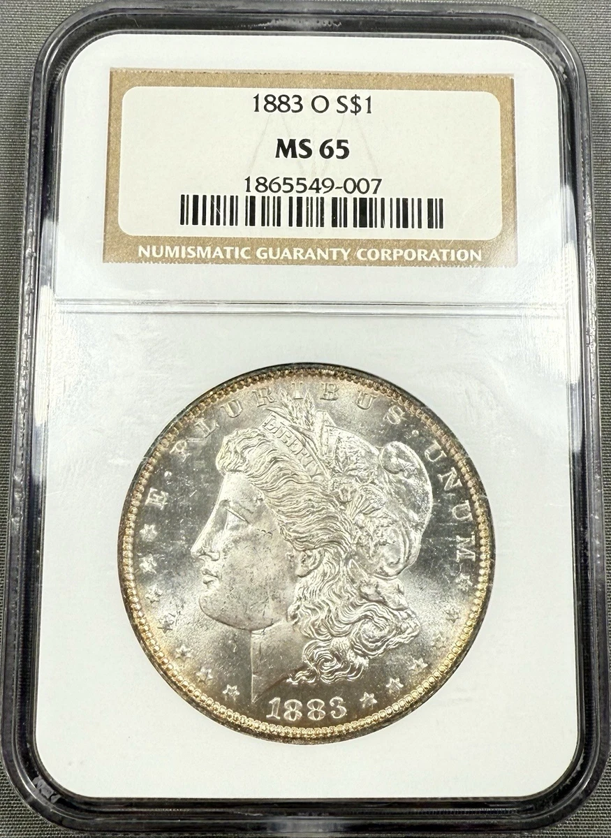 New Orleans Grade MS 65 1883 Year Morgan US Dollars (1878-1921