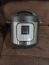 Instant Pot 112-0170-01 - 6Qt Duo Pressure Cooker - Silver