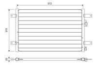 Klimakondensator FüR Ford Galaxy I WGR MK VAN VW 95-10 95NW19710AB