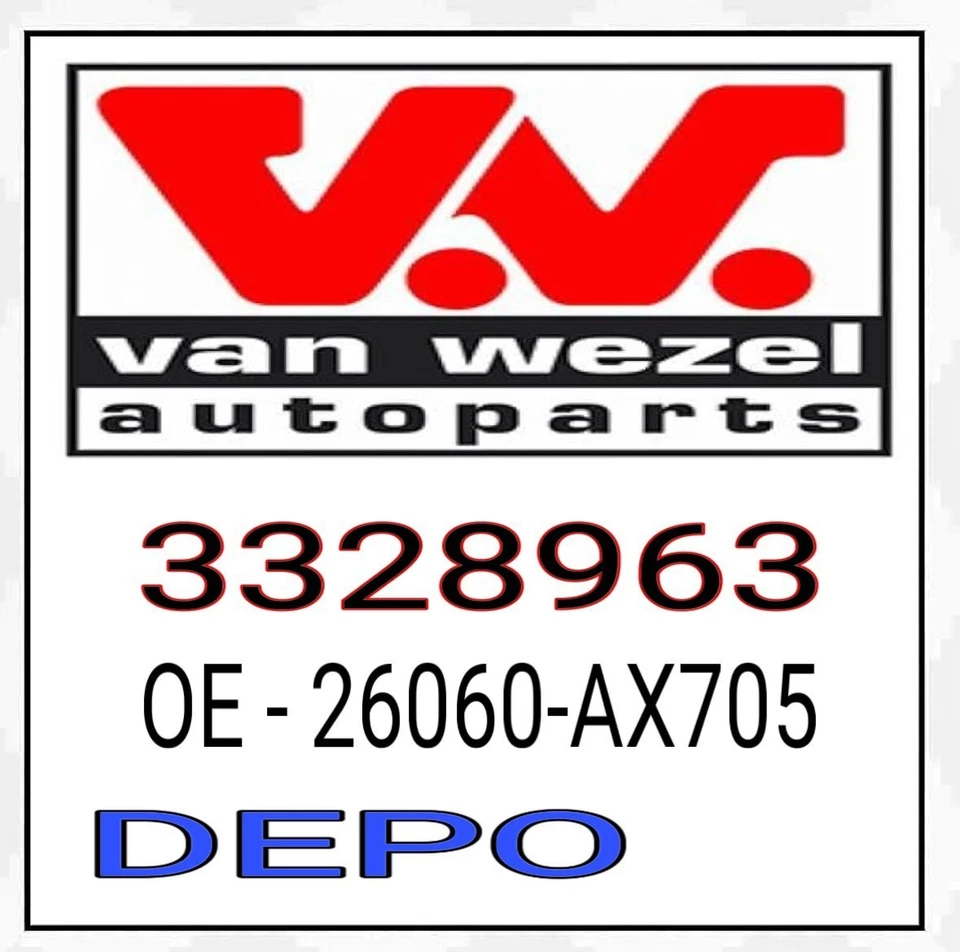 für Nissan Micra K12 09/02-12/07 Scheinwerfer links H4 26060AX705 - Bild 3 von 4