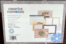 Creative Memories Passport to Adventure Variety Mat Pack. NiP