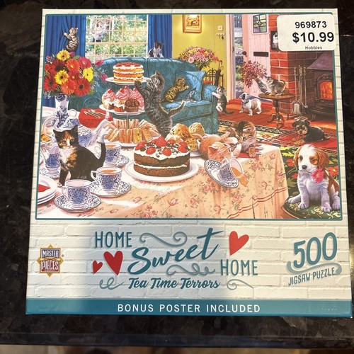 Lot Of 10 (500 Piece) Puzzles Americana Animals Cars Comics - All Complete! - Picture 3 of 11