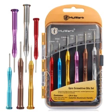 MulWark 6pc Magnetic Mini Flathead and Phillips Micro Precision Head Small Sc...