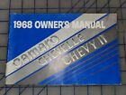 1968 Chevrolet Camaro Chevelle Chevy Ii Owners Manual 3rd ed