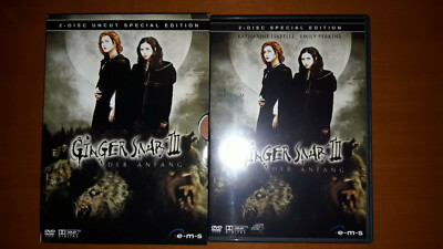 GINGER SNAPS 3 - DER ANFANG 2 Disc UNCUT Edition im Pappschuber deutsche DVD