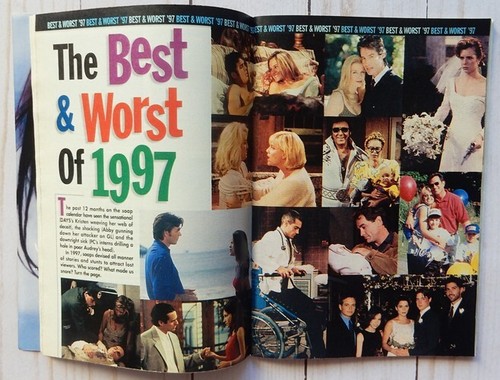 Soap Opera Digest Magazine The Best and Worst of 1997 GH Sonny Brenda DAYS AMC - Picture 2 of 10