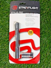 **NEW** Streamlight Stylus Pro 66118 2 x AAA 100 Lumens Flashlight - Black