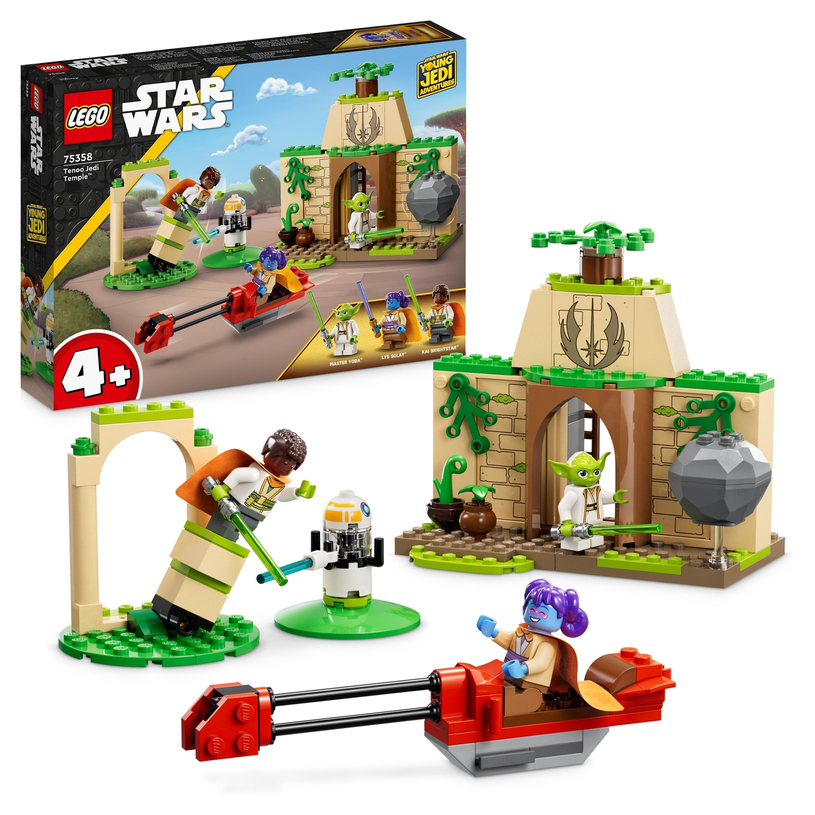 Lego Star Wars Tenoo Jedi Temple Set 75358 - Image 3