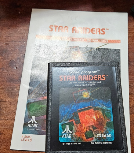 Atari 2600 Star Raiders - komplett in Box (CIB) mit Touchpad, Handbuch & Overlay - Bild 3 von 19
