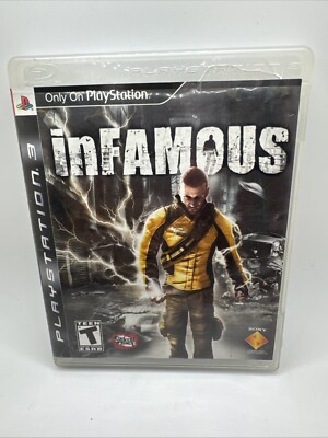 inFamous (Sony PlayStation 3, 2009) Rated Teen Sucker Punch Productions
