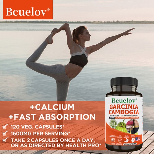 Garcinia Cambogia Kapsel fördern Fettverbrennung Stoffwechsel verbessern Stimmung 120 Pillen - Bild 3 von 11