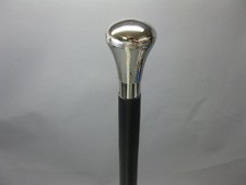 Antique Style Silver Brass Vintage Designer Handle Walking Wooden Stick Cane New