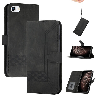 Retro Magnetic Flip Leather Wallet Case For iPhone 15 14 Plus 13 12