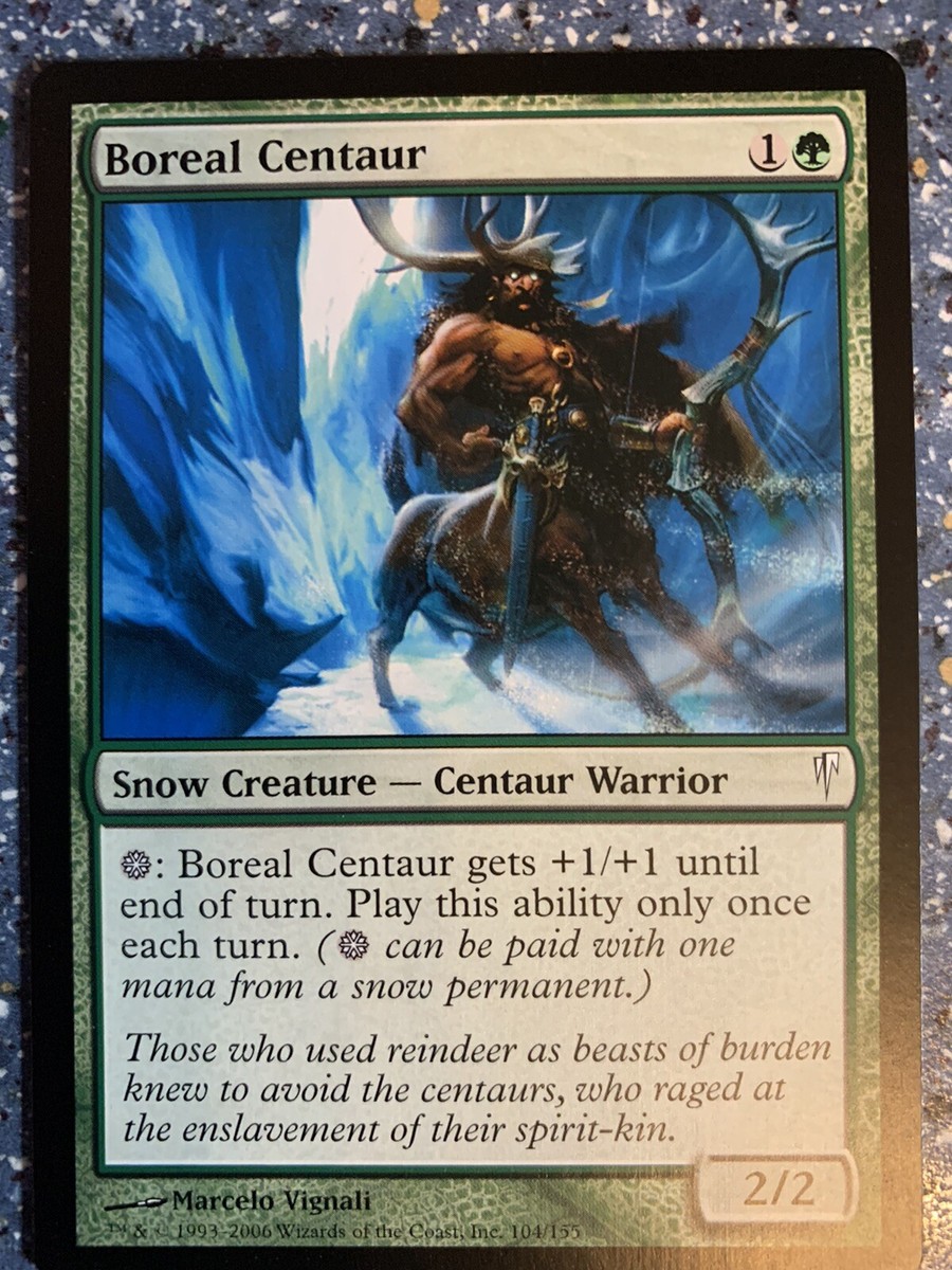 Mtg Magic Card Boreal Centaur x4 Coldsnap Snow | eBay Mtg Magic Card Boreal Centaur x4 Coldsnap Snow | eBay