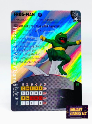 Marvel Heroclix Frog-Man #L048 Legacy Card Spider-Man Beyond Amazing Set