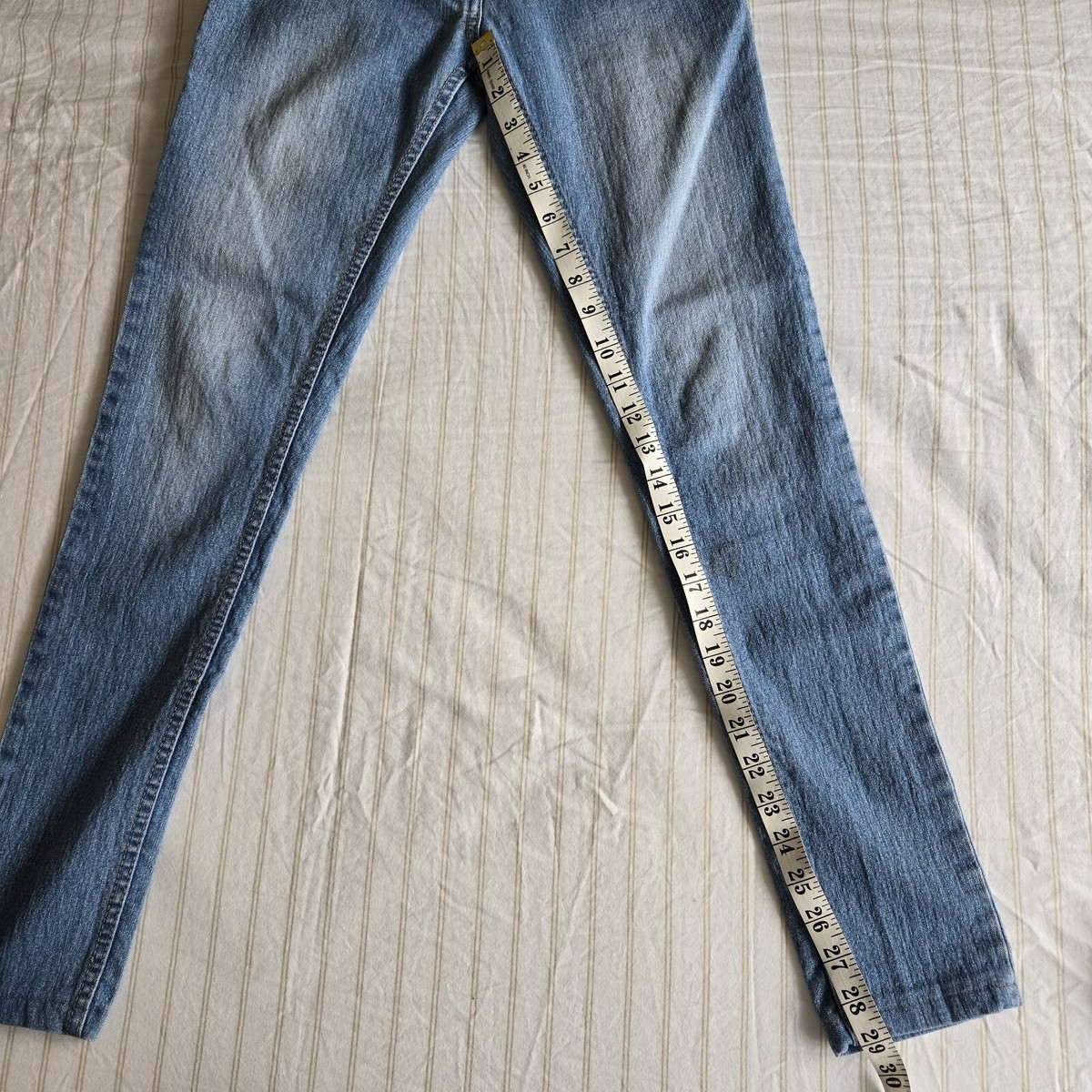 Low rise skinny jeans size 00 medium wash denim 25 waist XXS | eBay