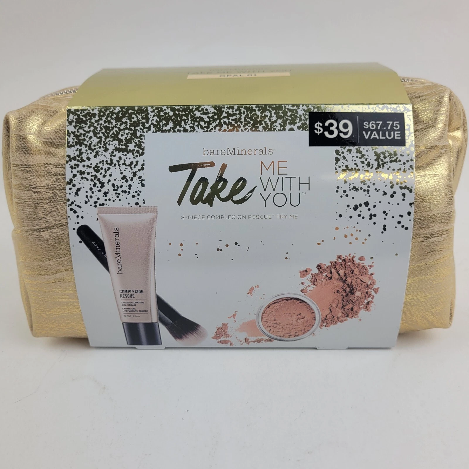 BareMinerals Take Me With You 3-Piece Complexion Rescue Try Me. Opal 01