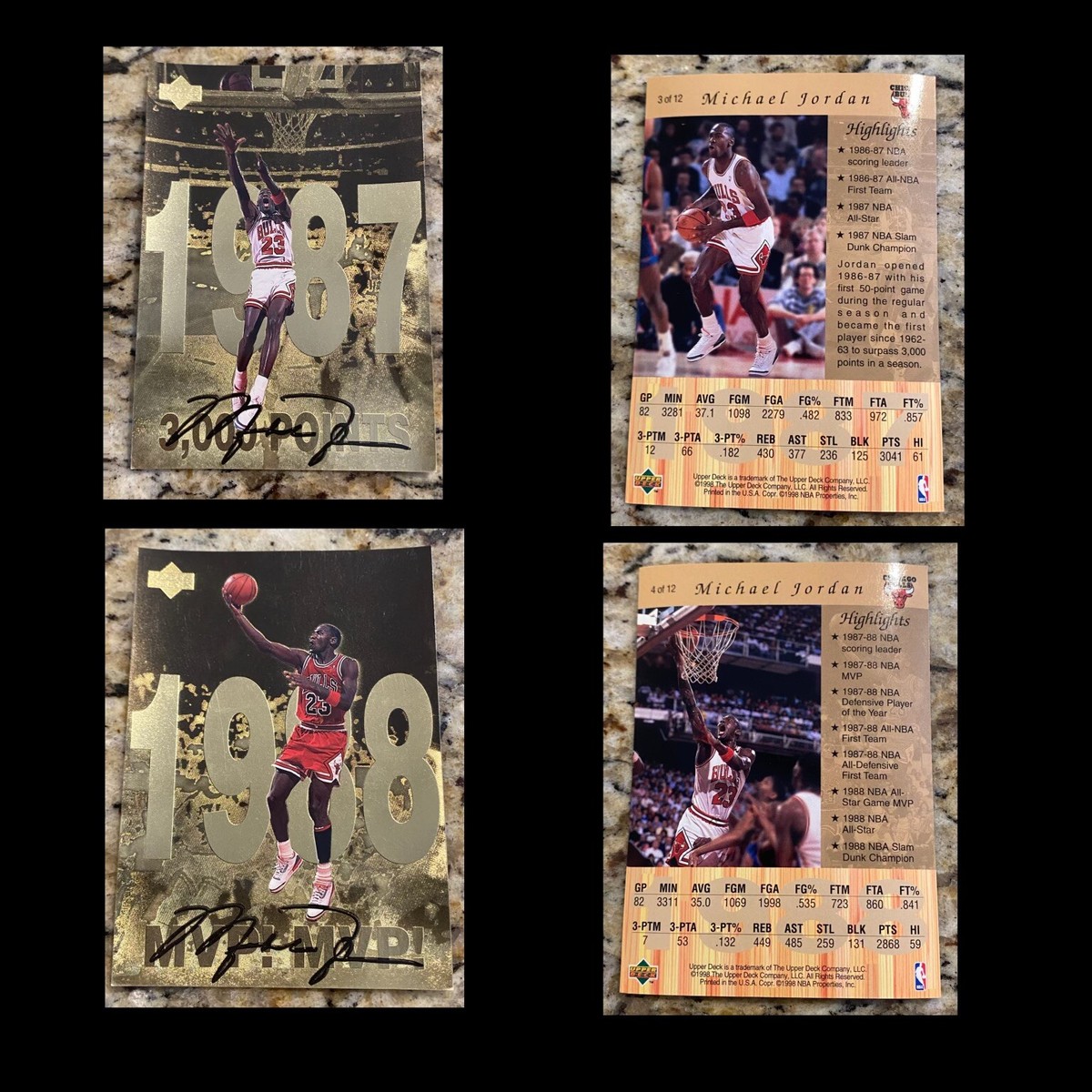 Michael Jordan UPPER DECK 50枚　カードセット 1996 Upper Deck Michael Jordan #6 Jordan Metal VERY RARE