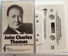 John Charles Thomas: America's Beloved Baritone Cassette Tape 1985 Demand  VG 