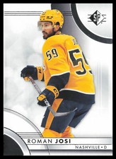 2023-24 SP Authentic #39 Roman Josi Nashville Predators Hockey Card