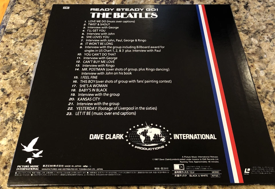 THE BEATLES- READY STEADY GO! LaserDisc MADE IN JAPAN 🇯🇵. - Image 2 of 2