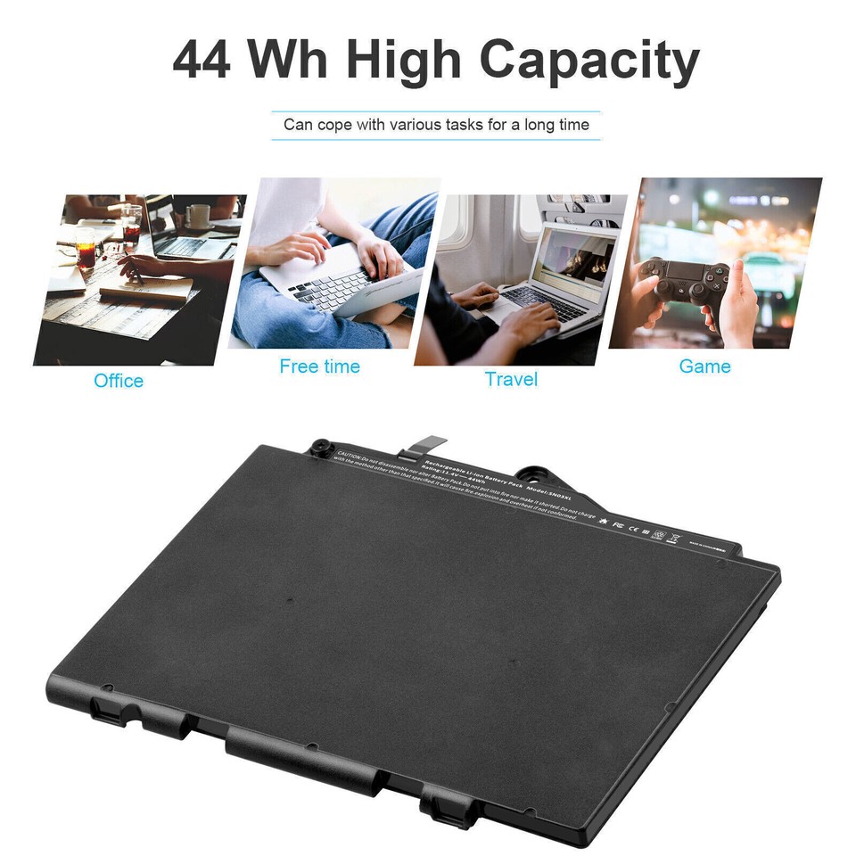 K KYUER Laptop Akku 44WH Für HP EliteBook 820 G3 G4, 725 G3 G4 - SN03XL Kompatibel