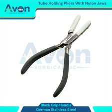 Jewelry Making Tube Holding Pliers with Nylon Jaws, Anti-Scratch Rod Holding