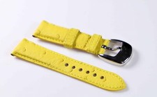 OEM RARO 21 MM Pasquale Bruni OSTRICH cinturino orologio pelle fibbia ORIGINALE Tang