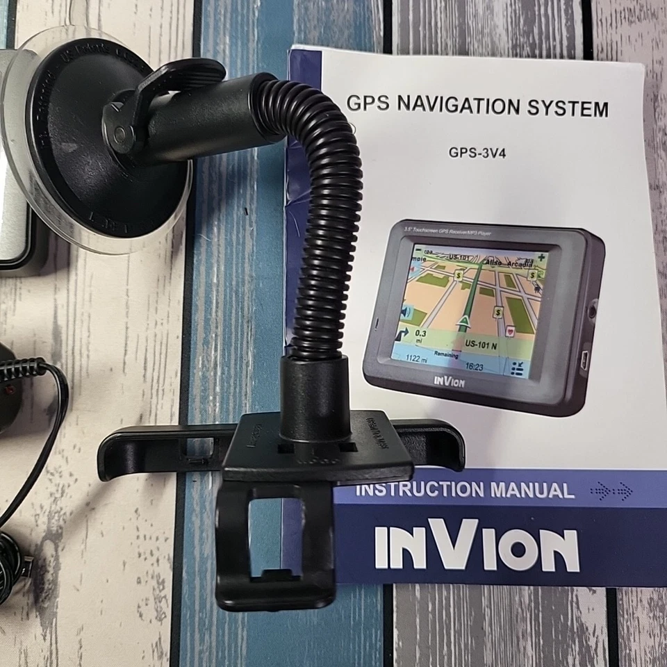 Invion GPS-3V406-IUS, 3.5" Touchscreen Automotive Portable GPS Navigator W/XTRAS - Image 3 of 4